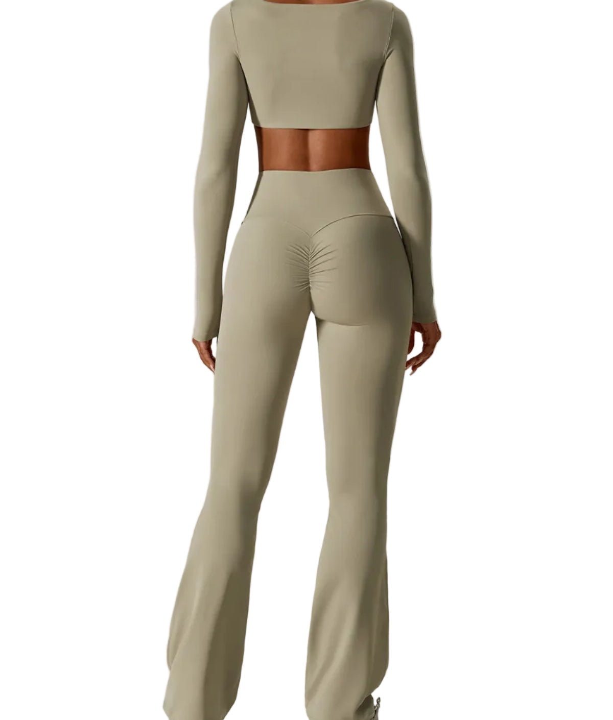 Seamless Sculpt Yoga Long Sleeve Set