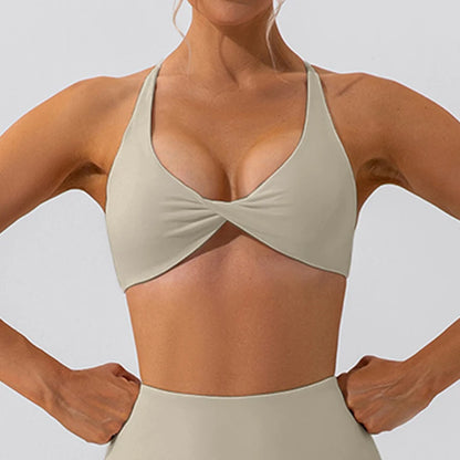 Twist Front Sculpt Bra