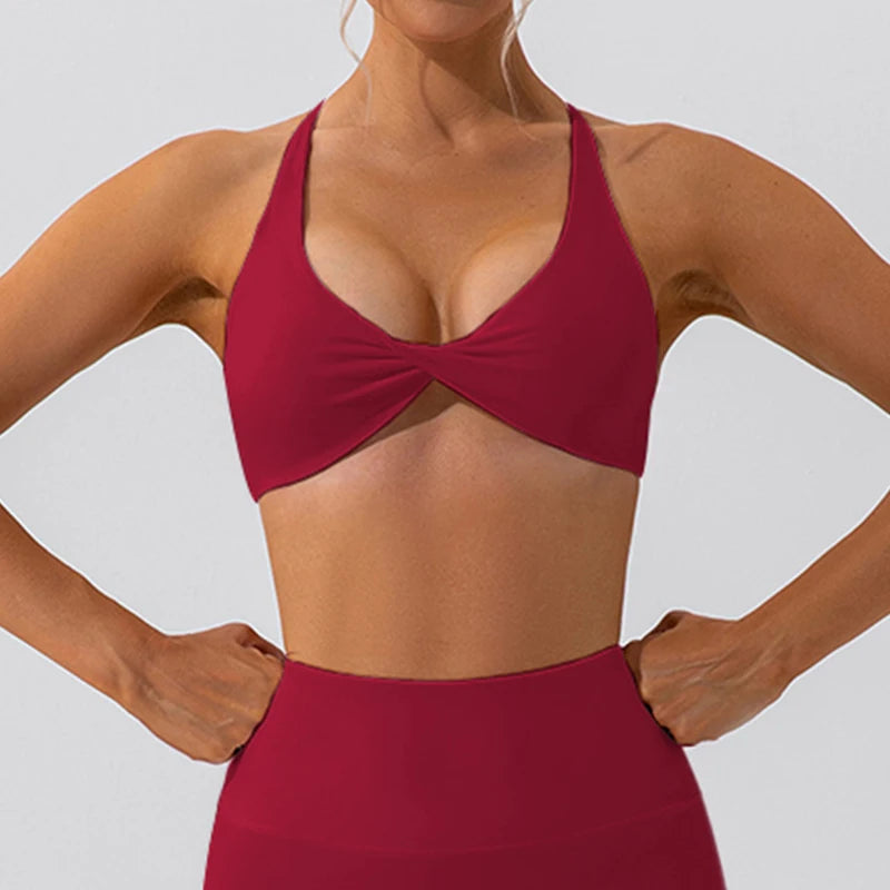 Twist Front Sculpt Bra