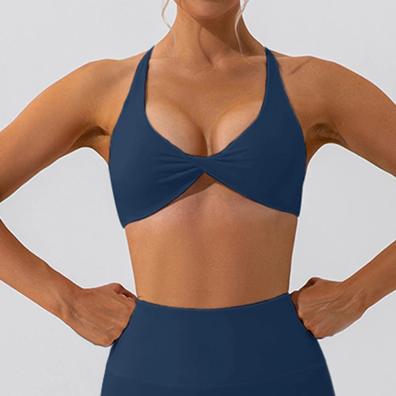 Twist Front Sculpt Bra