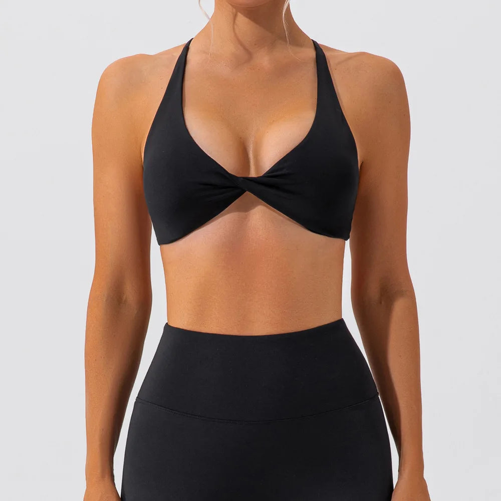Twist Front Sculpt Bra
