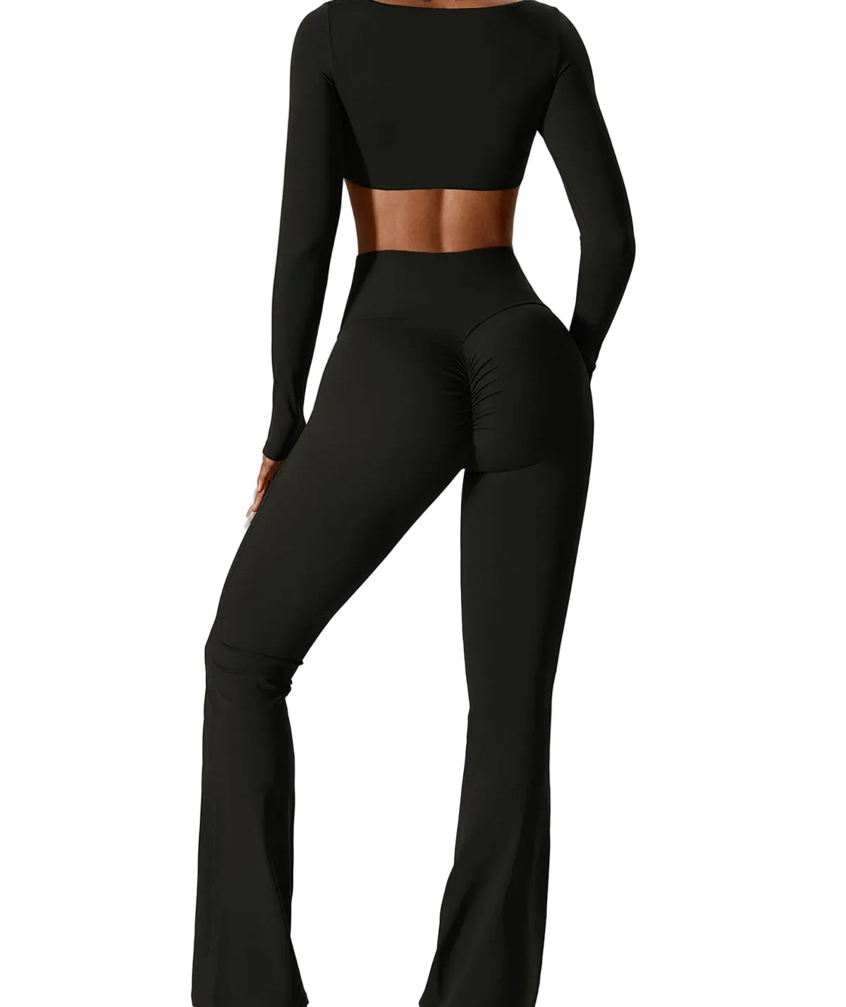 Seamless Sculpt Yoga Long Sleeve Set