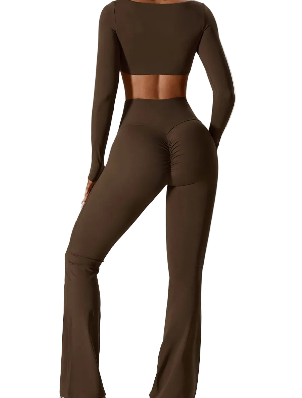 Seamless Sculpt Yoga Long Sleeve Set