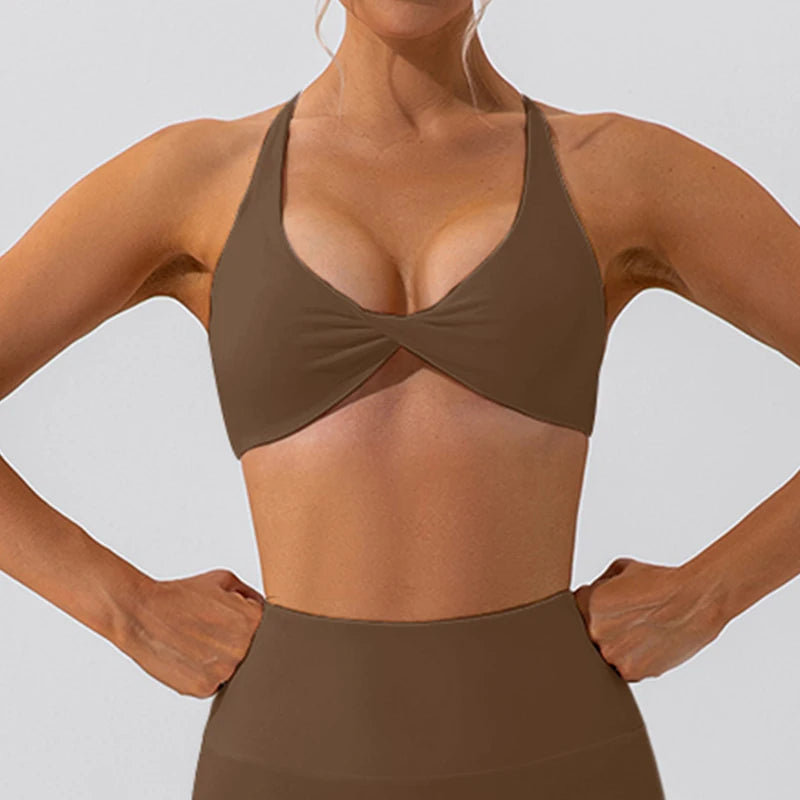 Twist Front Sculpt Bra