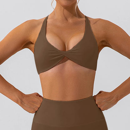 Twist Front Sculpt Bra